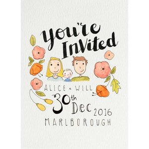 Simple Portrait Invitation