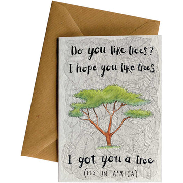 I Got You A Tree #WS-097 – wholesale hand-designed greeting card by Little Difference
