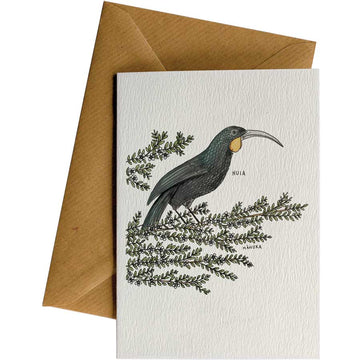 Huia MaÃÑnuka #WS-167 – wholesale hand-designed greeting card by Little Difference