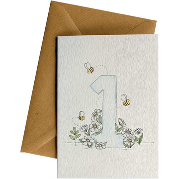 1st Birthday #WS-173 – wholesale hand-designed greeting card by Little Difference