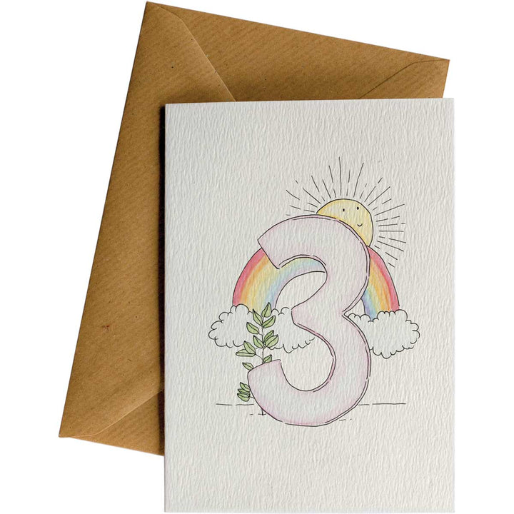 3rd Birthday #175 – hand-designed greeting card by Little Difference