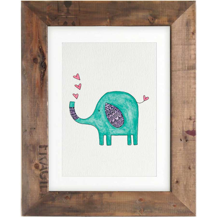 Elephant Hearts - Print #AP-007 – hand-designed art print by Little Difference