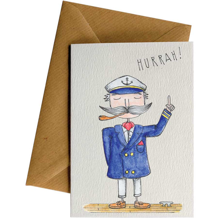 Hurrah Squadron #012 – hand-designed greeting card by Little Difference