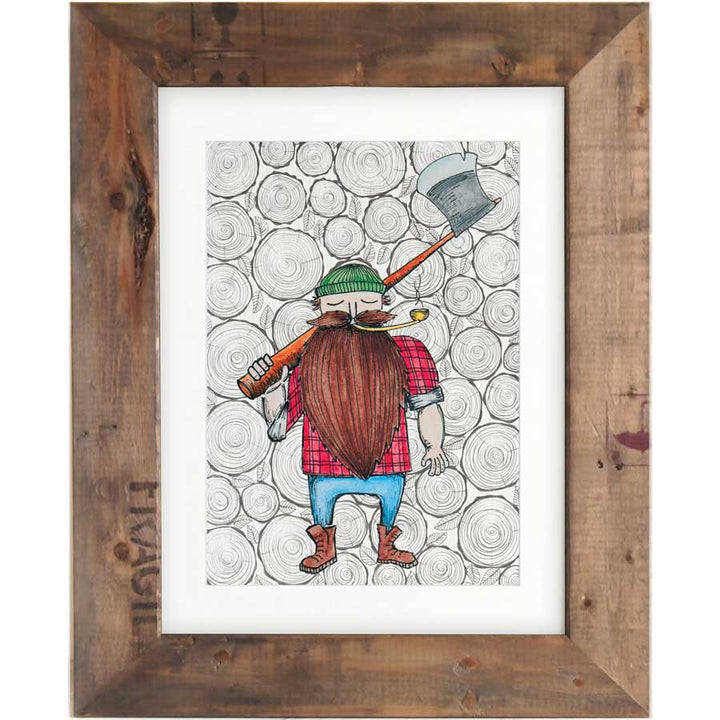 Lumber 1 Guy - Print #AP-015 – hand-designed art print by Little Difference