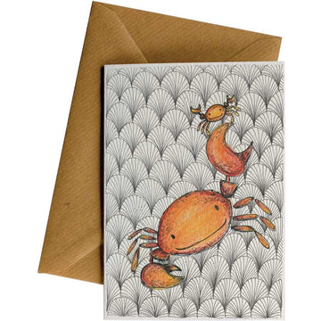 Hero Crabs #WS-017 – wholesale hand-designed greeting card by Little Difference