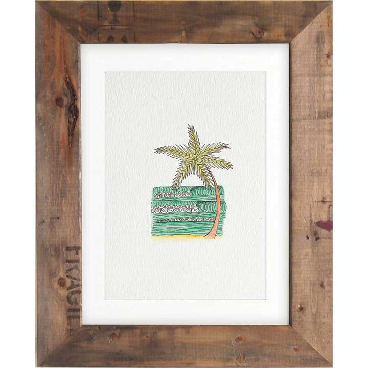 Desert Island - Print #AP-061 – hand-designed art print by Little Difference