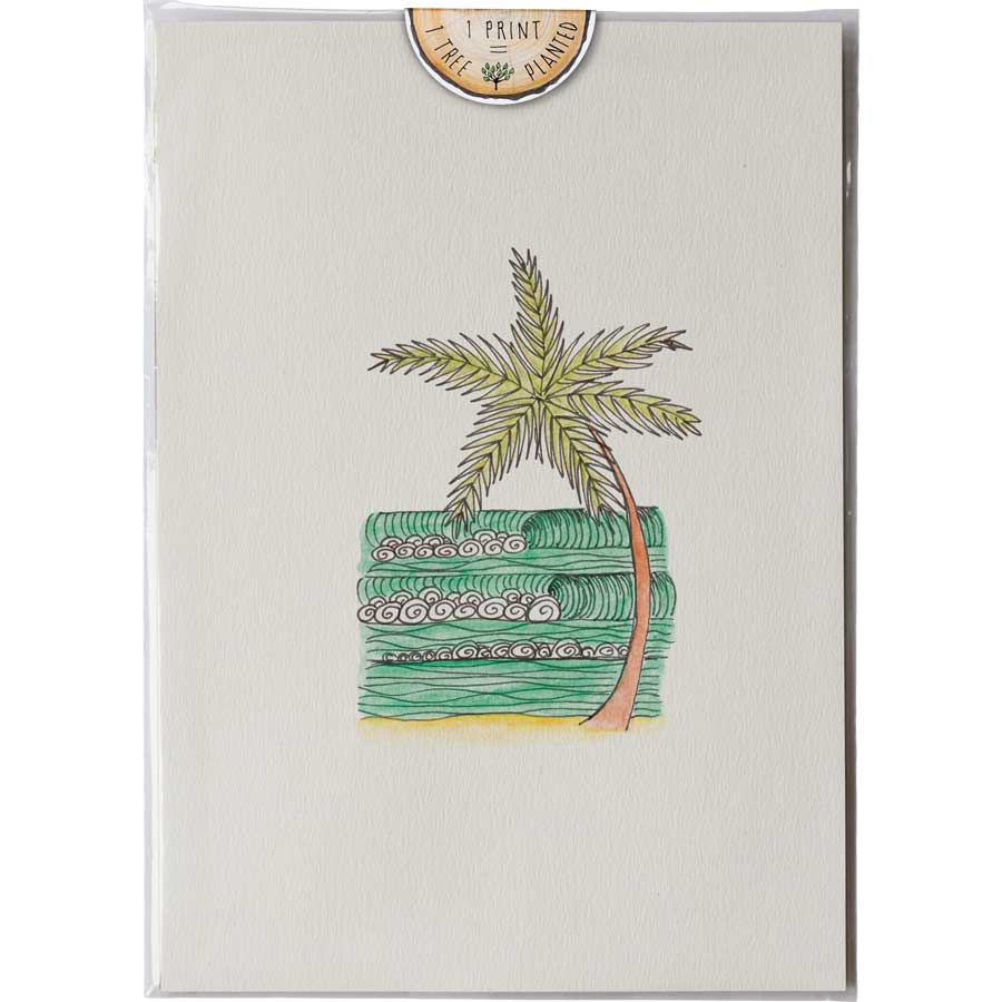 Desert Island - Print #AP-061 – hand-designed art print by Little Difference