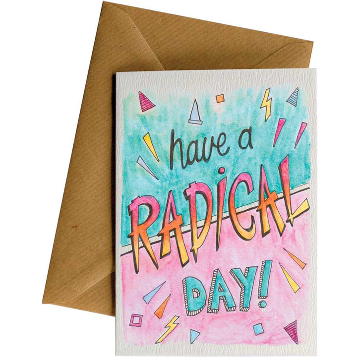 Radical Day #064 – hand-designed greeting card by Little Difference