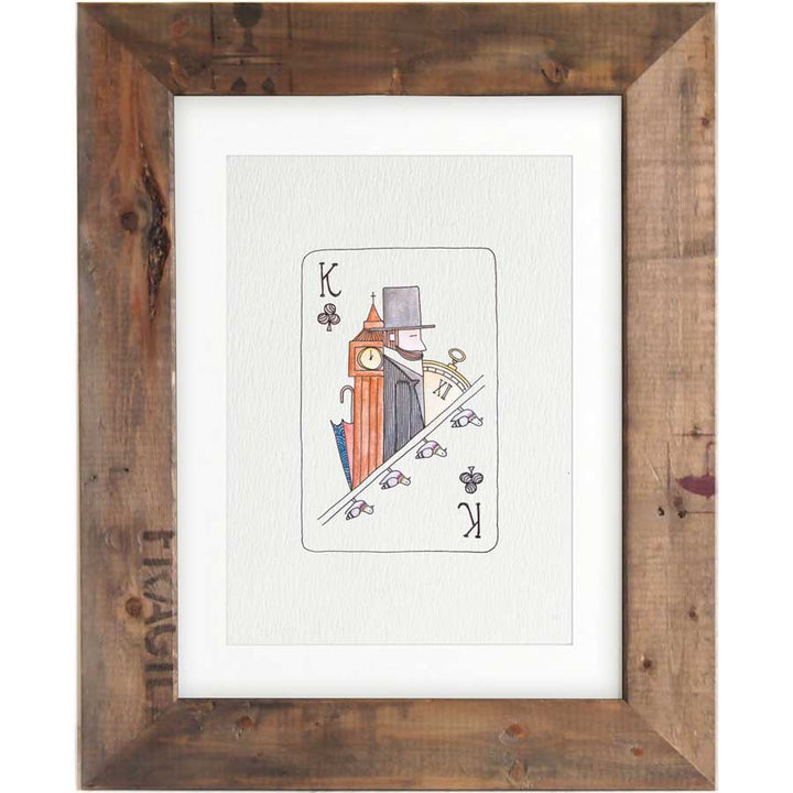 King Hipster - Print #AP-068 – hand-designed art print by Little Difference