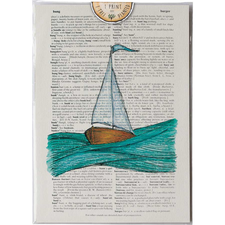 Diction Burgee - Print #AP-082 – hand-designed art print by Little Difference