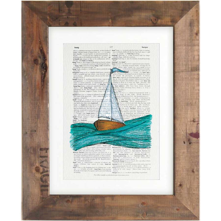 Diction Burgee - Print #AP-082 – hand-designed art print by Little Difference