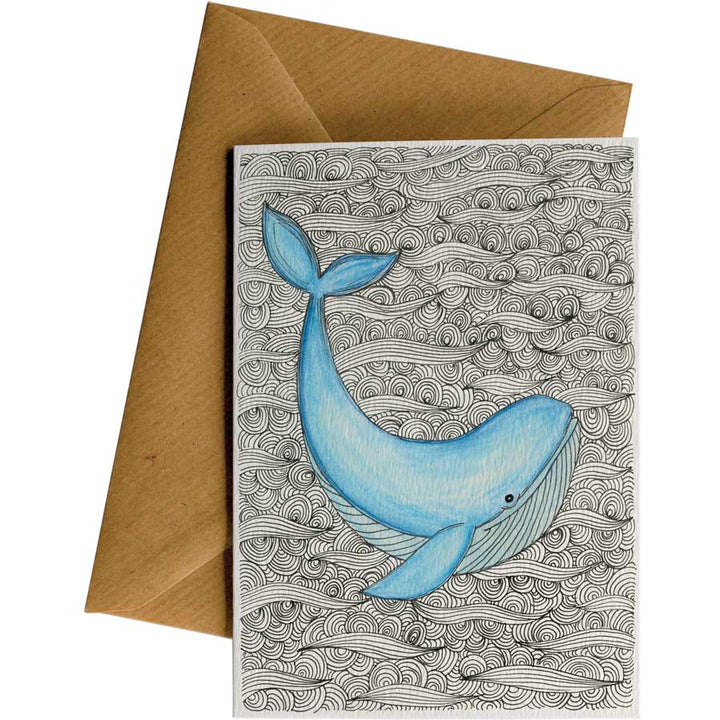 Pack of 8 SEASIDE Greeting Cards – hand-designed greeting card pack by Little Difference