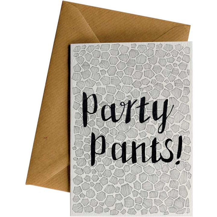 Party Pants #093 – hand-designed greeting card by Little Difference