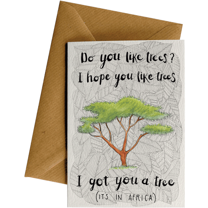 Pack of 5 LOVE TREES Greeting Cards – hand-designed greeting card pack by Little Difference