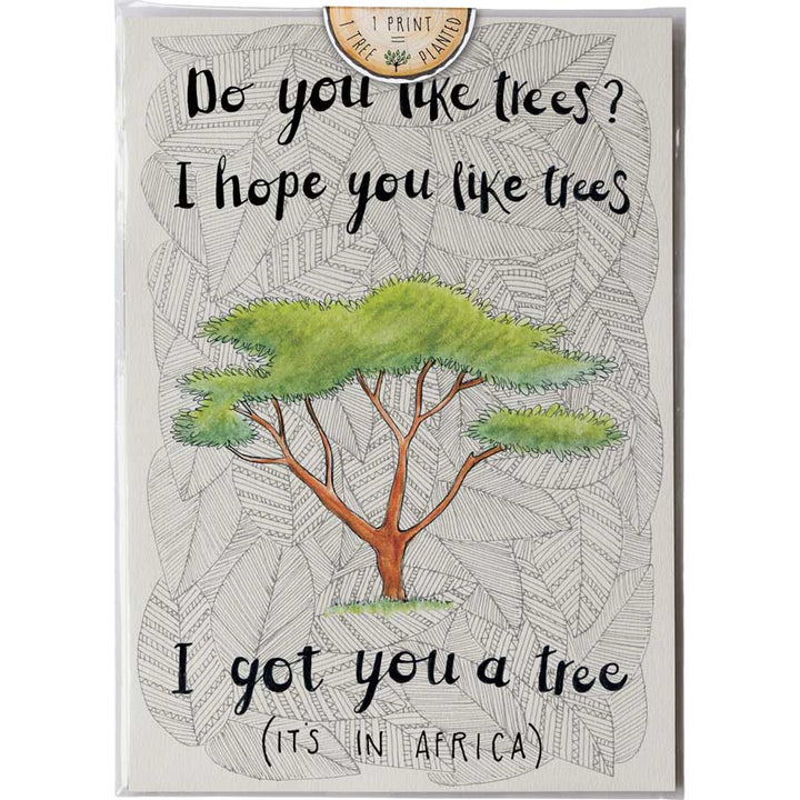 I Got You A Tree - Print #AP-097 – hand-designed art print by Little Difference