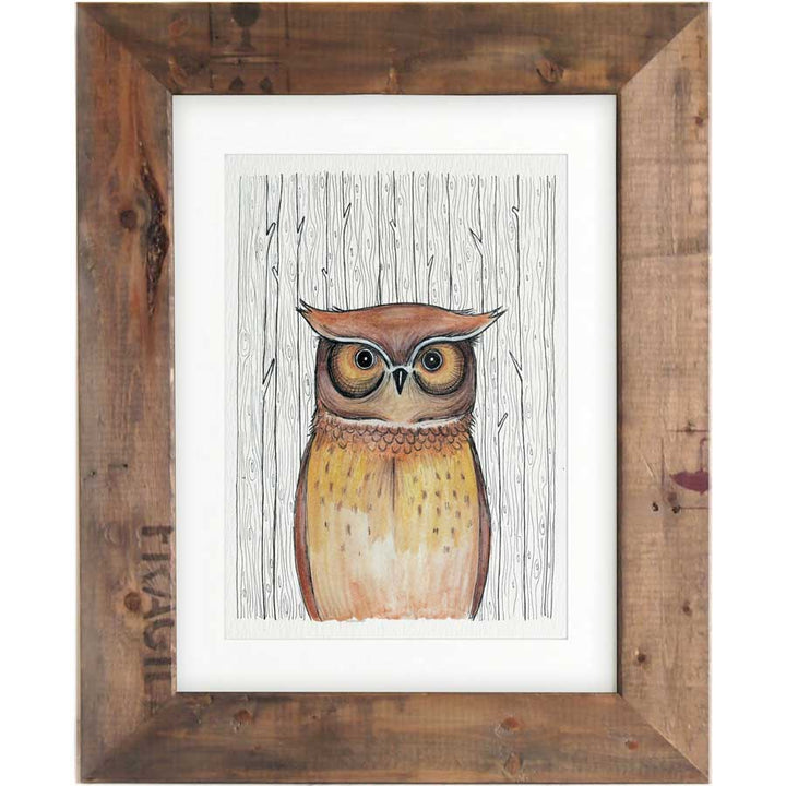 Owl - Print #AP-099 – hand-designed art print by Little Difference