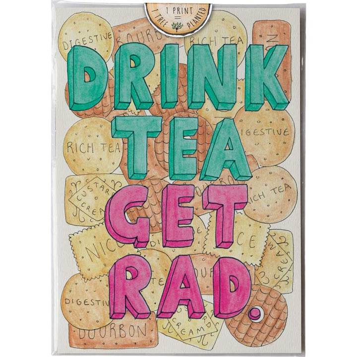 Rad Tea - Print #AP-110 – hand-designed art print by Little Difference