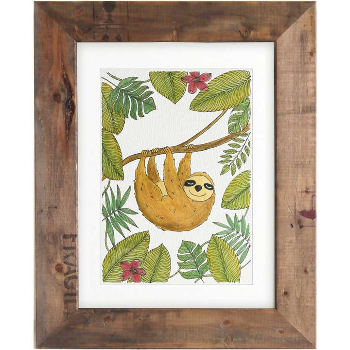 Slothy - Print #AP-125 – hand-designed art print by Little Difference