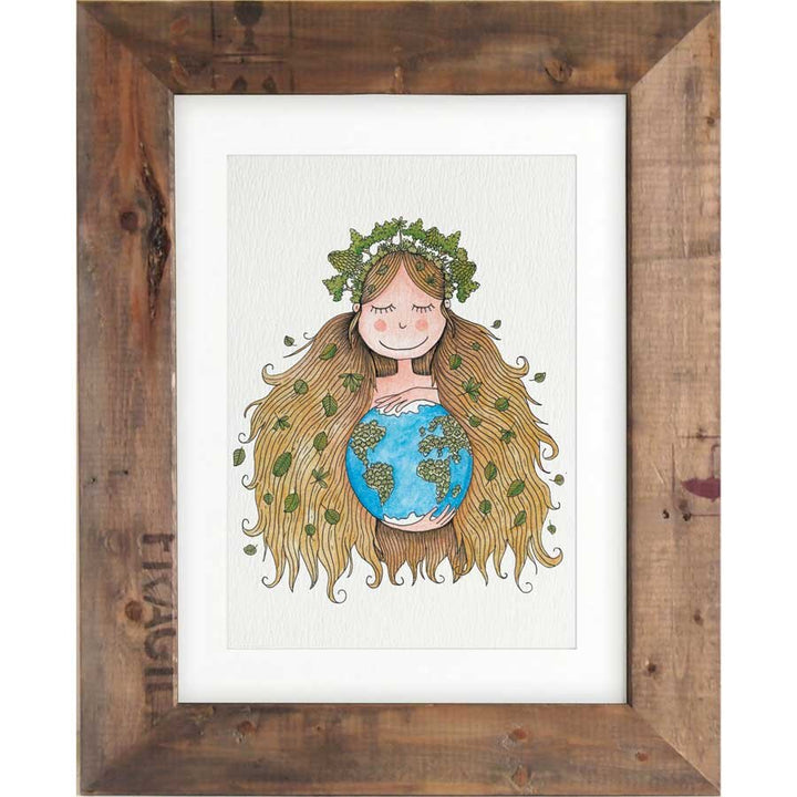Mother Earth - Print #AP-145 – hand-designed art print by Little Difference