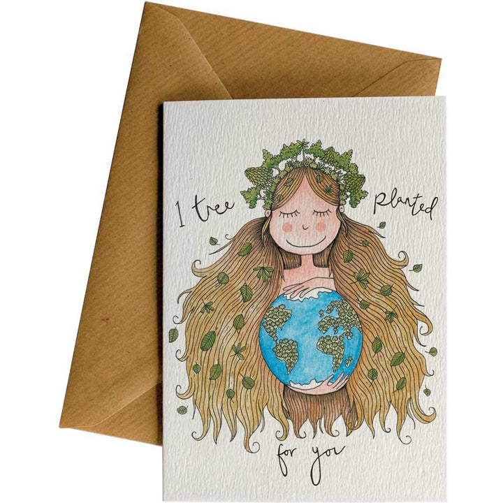 Mother Earth #145 – hand-designed greeting card by Little Difference
