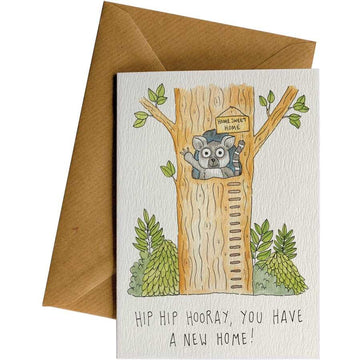 New Home Lemur #WS-149 – wholesale hand-designed greeting card by Little Difference