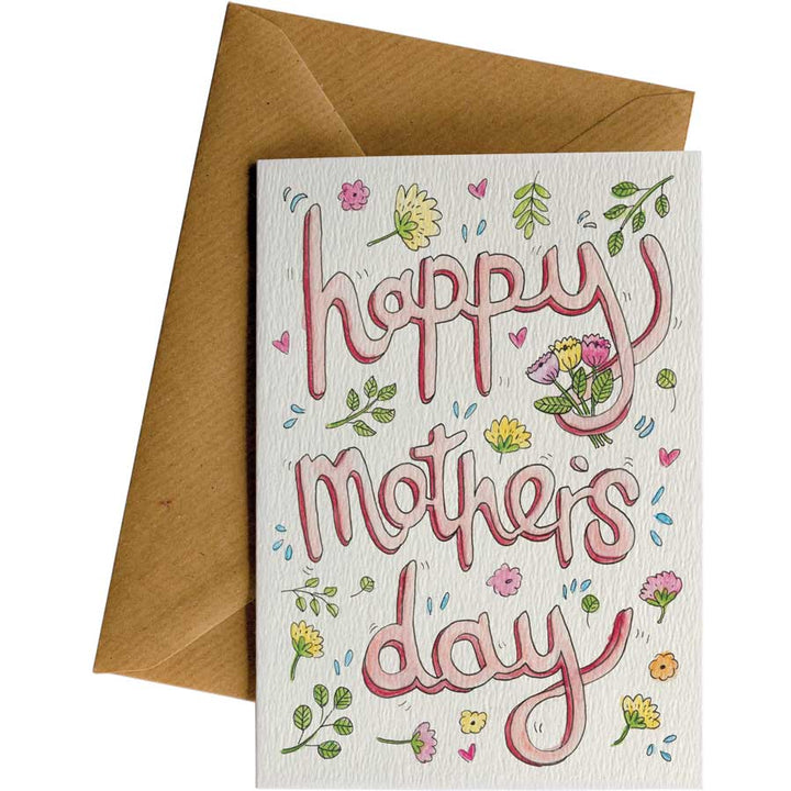 Mother's Day Flowers #WS-150 – wholesale hand-designed greeting card by Little Difference