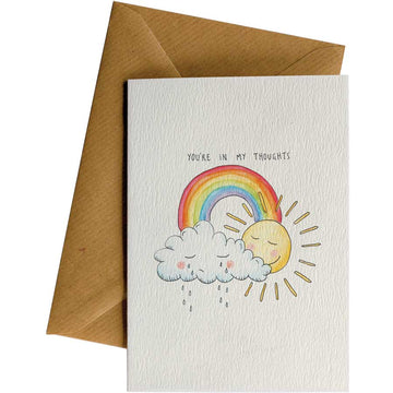 In My Thoughts #WS-164 – wholesale hand-designed greeting card by Little Difference