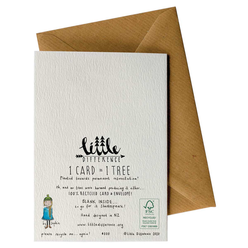Pack of 5 LOVE TREES Greeting Cards – hand-designed greeting card pack by Little Difference