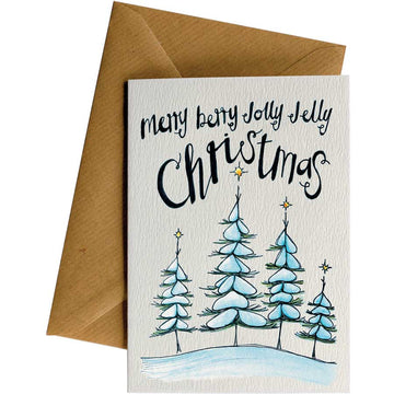 Merry Berry Trees #C074 – hand-designed greeting card by Little Difference