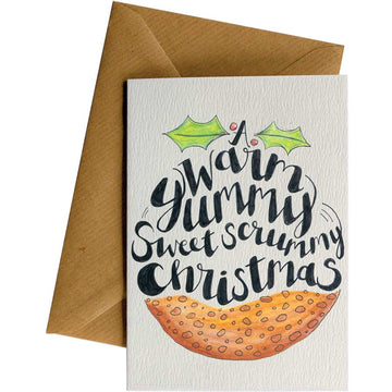 Warm Yummy Christmas #WS-C114 – wholesale hand-designed greeting card by Little Difference