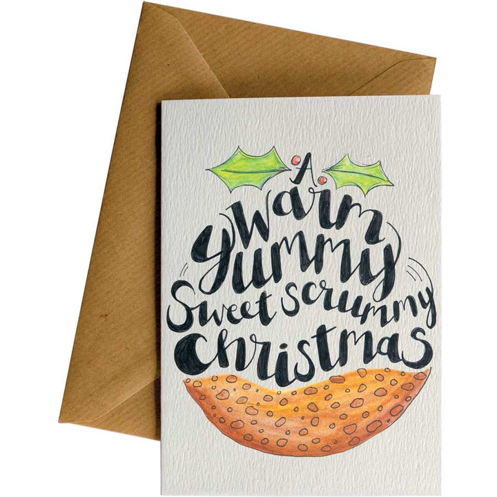 Warm Yummy Christmas #C114 – hand-designed greeting card by Little Difference
