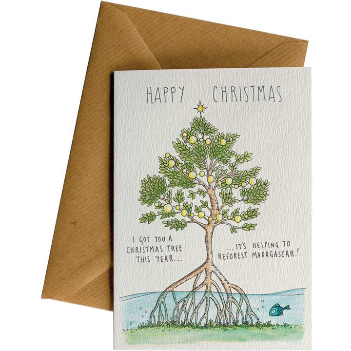 Mangrove Christmas Tree #C142 – hand-designed greeting card by Little Difference