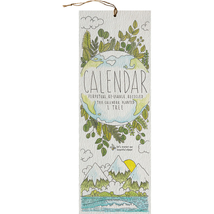 Perpetual Calendar - Earth #CP-2 – reusable calendar by Little Difference