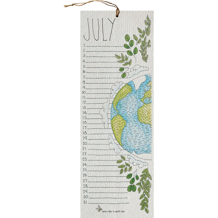 Perpetual Calendar - Earth #CP-WS-2 – wholesale reusable calendar by Little Difference