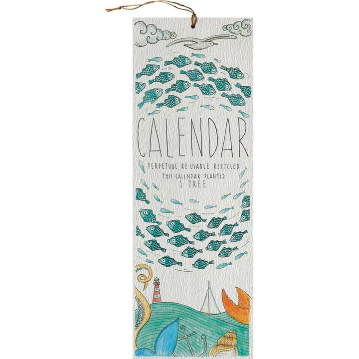 Perpetual Calendar - Seaside #CP-1 – reusable calendar by Little Difference