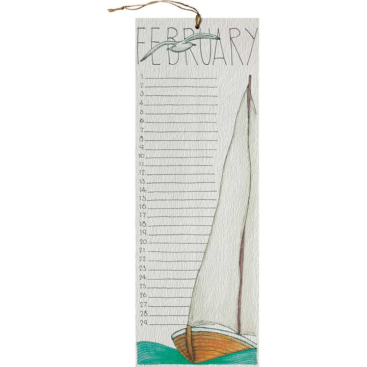 Perpetual Calendar - Seaside #CP-WS-1 – wholesale reusable calendar by Little Difference