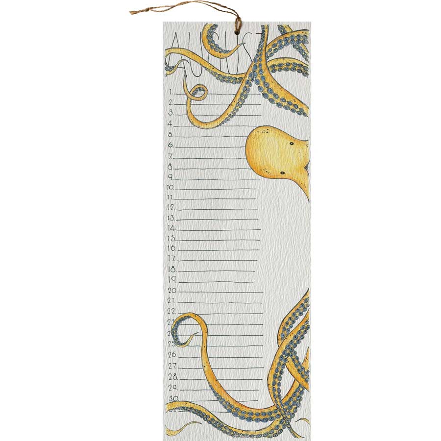 Perpetual Calendar - Seaside #CP-WS-1 – wholesale reusable calendar by Little Difference