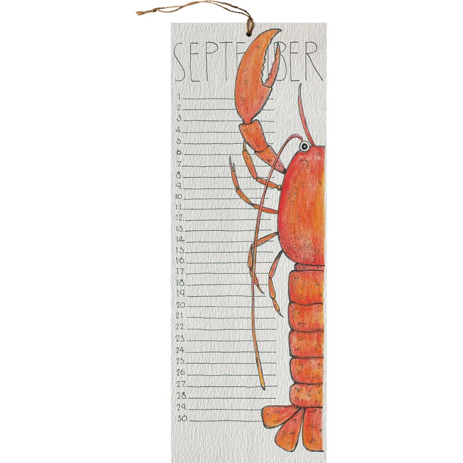 Perpetual Calendar - Seaside #CP-WS-1 – wholesale reusable calendar by Little Difference