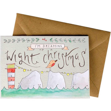 Wight Christmas Needles #WS-W037 – wholesale hand-designed greeting card by Little Difference